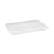 Pactiv Evergreen Meat Tray, #4 Shallow, 9.13 x 7.13 x 0.65, White, Foam, 500PK 0TF104S00000 - alternate 1